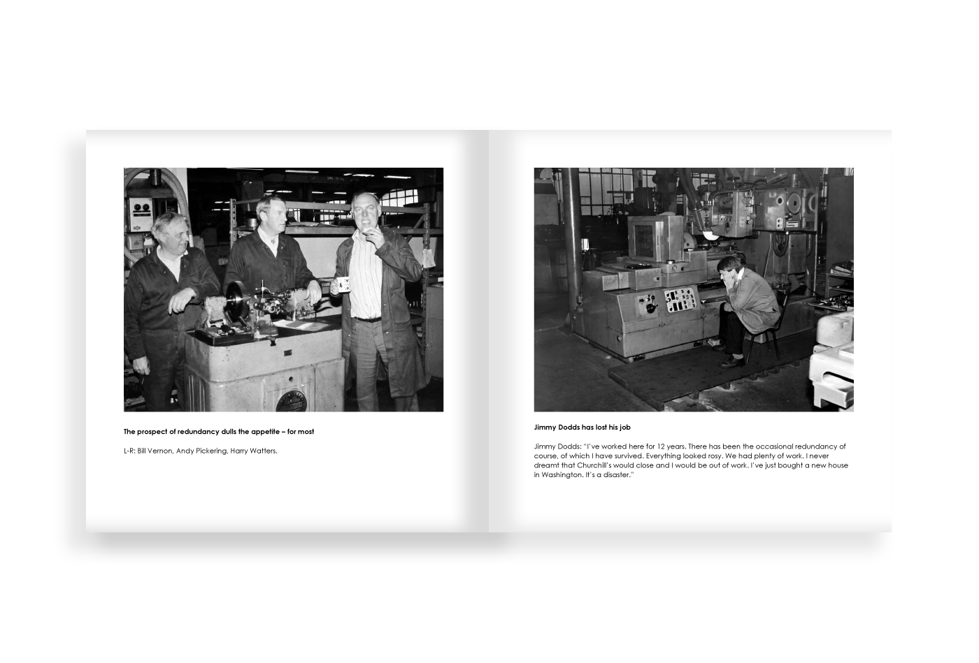 The Factory by Geoff Brown book spread 1