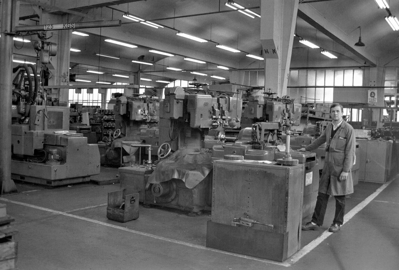 The photographer on the shop floor