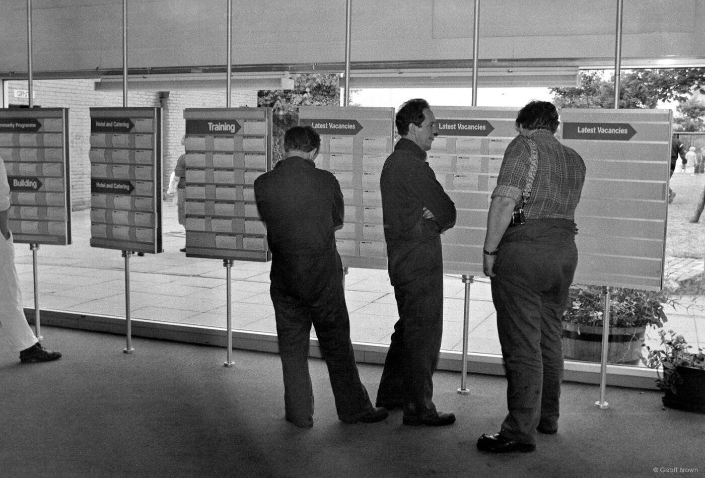 A daily ritual - but there are not many jobs