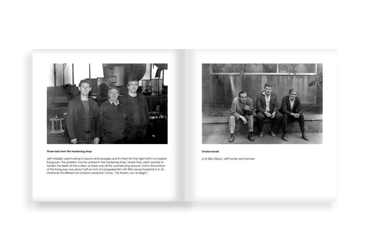 The Factory by Geoff Brown book spread 2